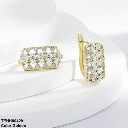 TEHH00429 BLX Oval Layer Hoops Pair - TEHH