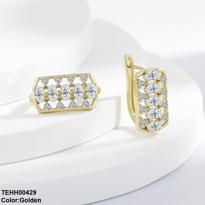 TEHH00429 BLX Oval Layer Hoops Pair - TEHH