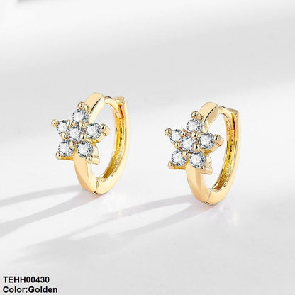 TEHH00430 BLX Star Ear Hoops Pair - TEHH
