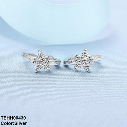 TEHH00430 BLX Star Ear Hoops Pair - TEHH
