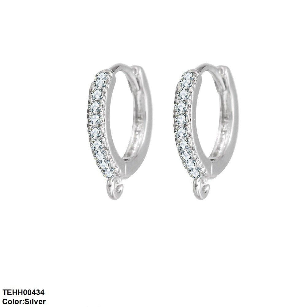 TEHH00434 BYJ Round Ear Hoops Pair - TEHH