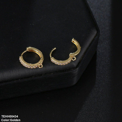 TEHH00434 BYJ Round Ear Hoops Pair - TEHH