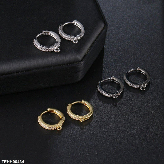 TEHH00434 BYJ Round Ear Hoops Pair - TEHH