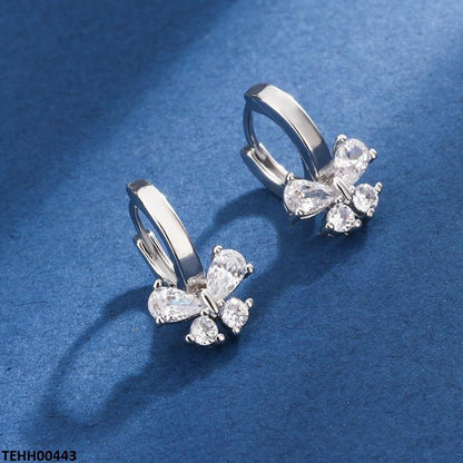 TEHH00443 CSH Butterfly Round Hoops Pair - TEHH