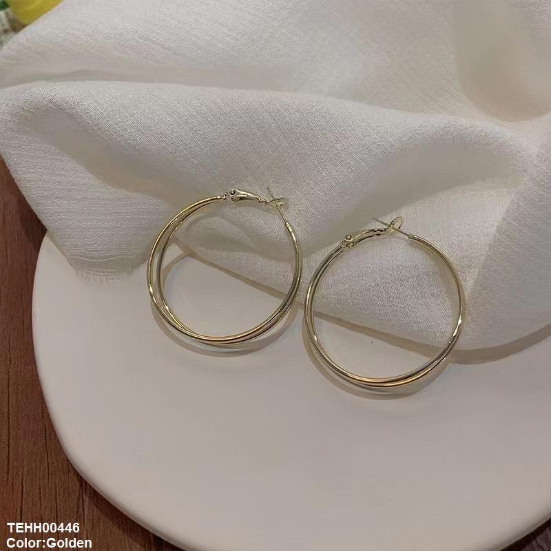 TEHH00446 BTO Round Layered Hoops Pair - TEHH