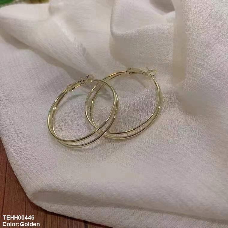 TEHH00446 BTO Round Layered Hoops Pair - TEHH