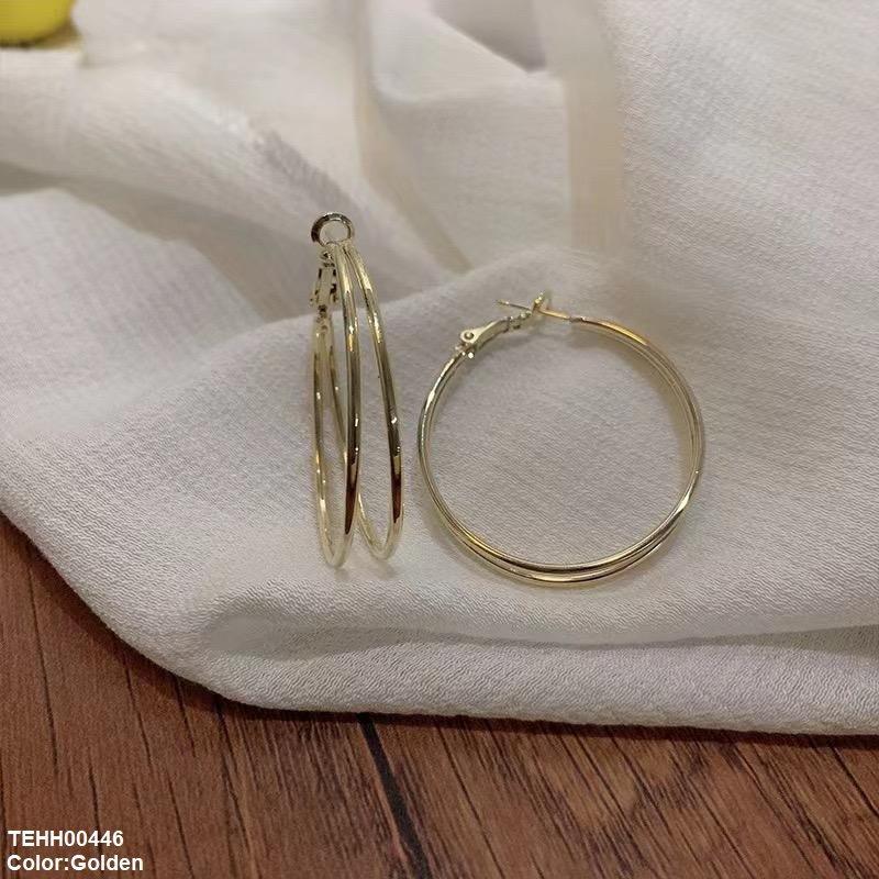 TEHH00446 BTO Round Layered Hoops Pair - TEHH