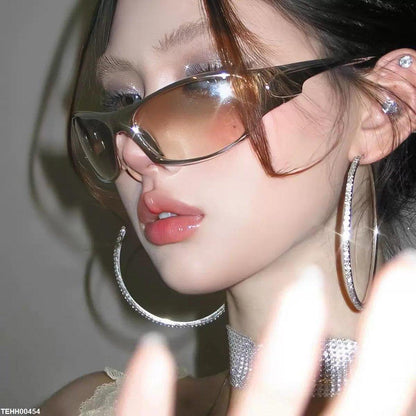 TEHH00454 ZHL Round Drop Hoops Pair - TEHH