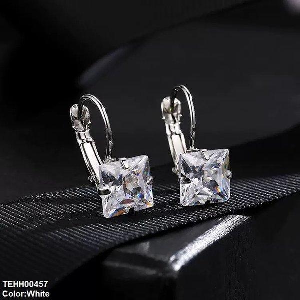 TEHH00457 WKO Square Shape Ear Hoops Pair - TEHH