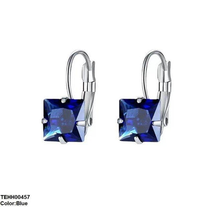 TEHH00457 WKO Square Shape Ear Hoops Pair - TEHH
