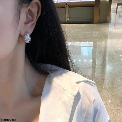 TEHH00484 GWH Lattice Half Hoops Pair -TEHH