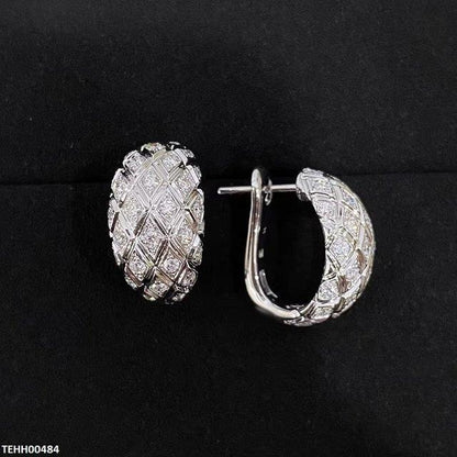 TEHH00484 GWH Lattice Half Hoops Pair -TEHH