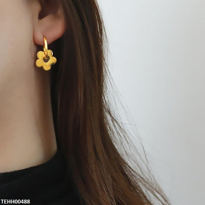 TEHH00488 DGF Flower Hoops Pair - TEHH