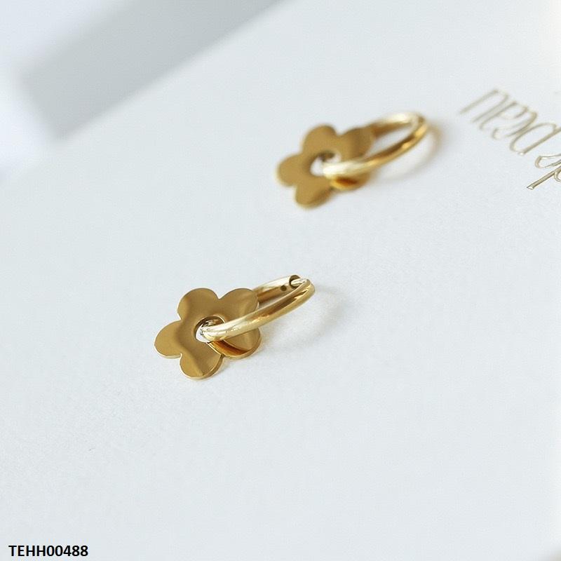 TEHH00488 DGF Flower Hoops Pair - TEHH