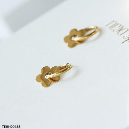 TEHH00488 DGF Flower Hoops Pair - TEHH