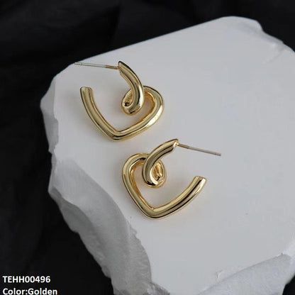 TEHH00496  LSH Curb Ear Hoops Pair - TEHH