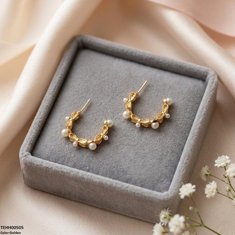 TEHH00505 ABD C Shape Hoops Pair - TEHH