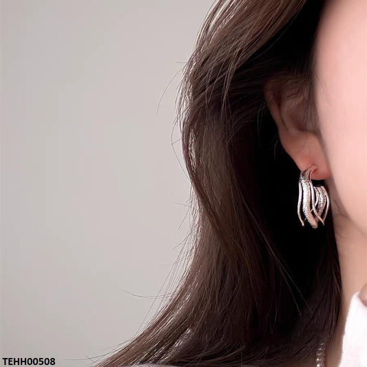 TEHH00508 SYB Round Layer Ear Hoops Pair - TEHH