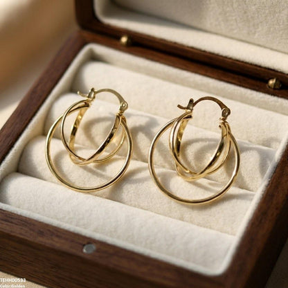 TEHH00533 ZHL Round Layer Hoops Pair - TEHH