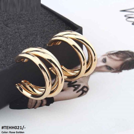 TEHH021 YYE Ear Hoops pair