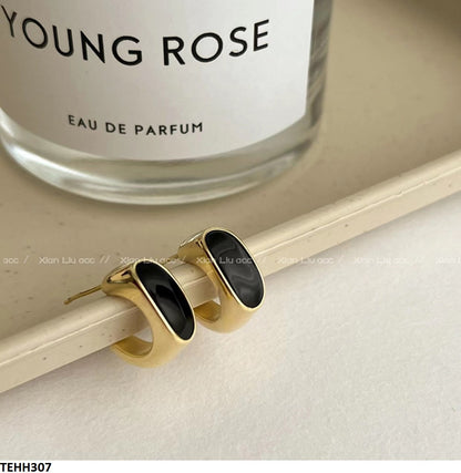 TEHH307 YHC Oval Open Hoops Pair