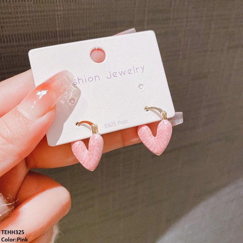 TEHH325 ZHL Heart Hoops Pair