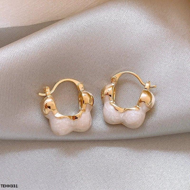TEHH331 ZCD Round Ear Hoops Pair