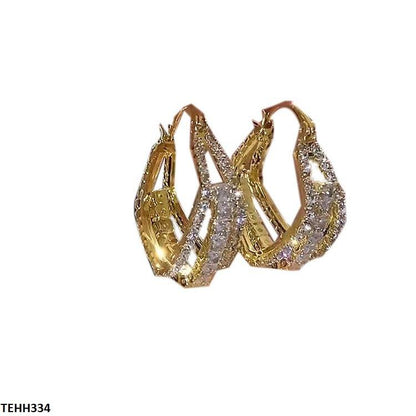 TEHH334 SIQ Layard Ear Hoops Pair