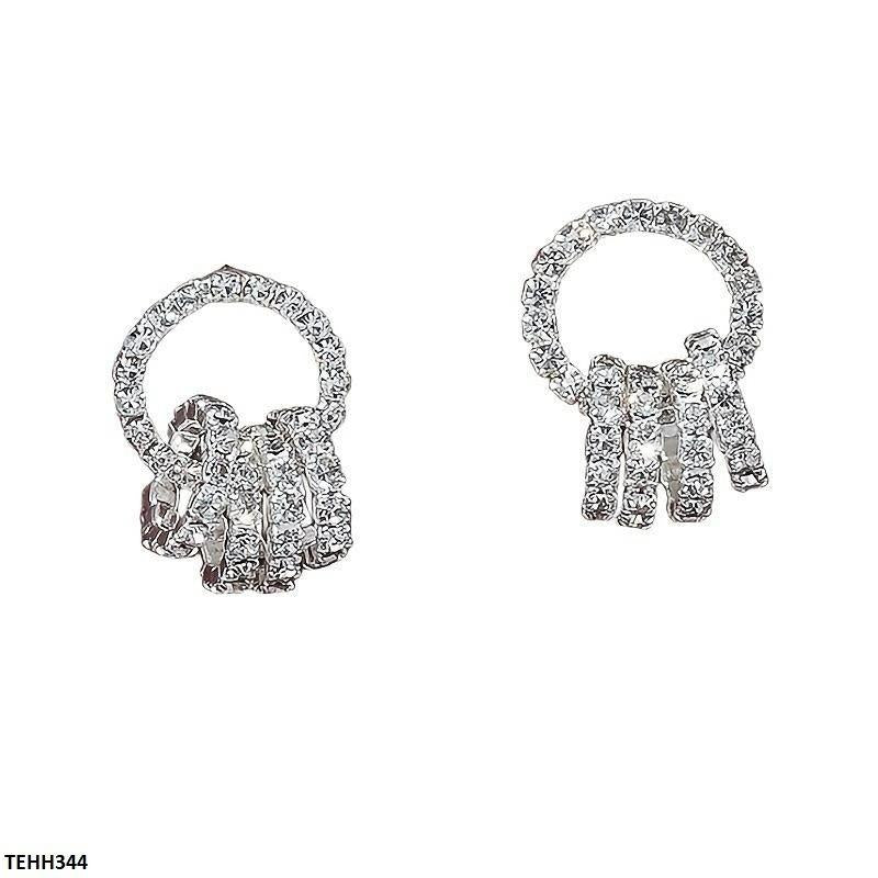 TEHH344 DDJ Round Ear Hoops Pair