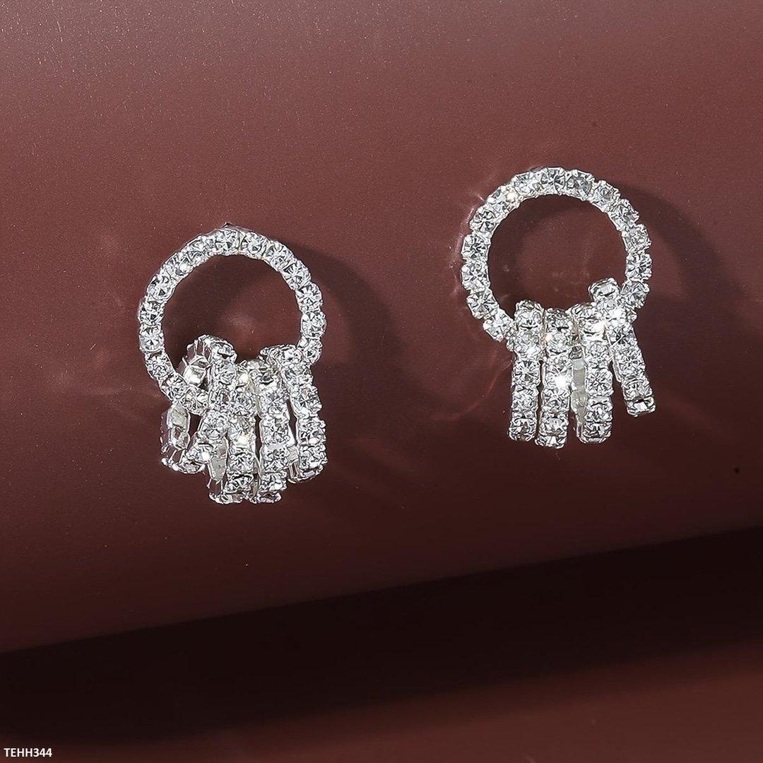 TEHH344 DDJ Round Ear Hoops Pair