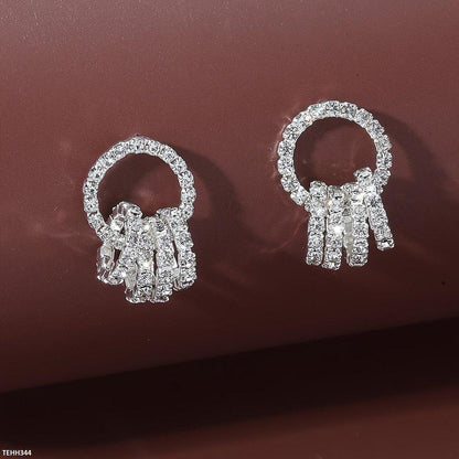 TEHH344 DDJ Round Ear Hoops Pair