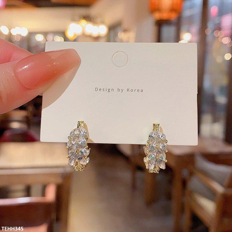 TEHH345 HJF Double Tear Ear Hoops Pair