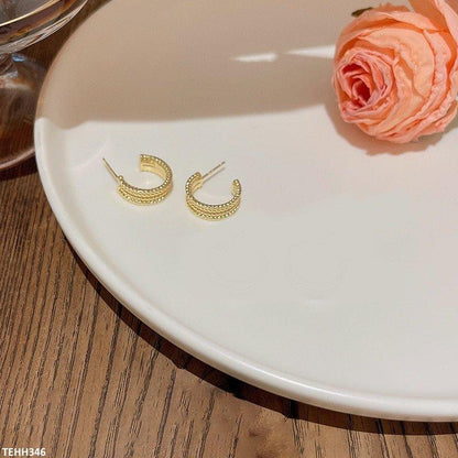 TEHH346 HJF Layard Ear Hoops Pair