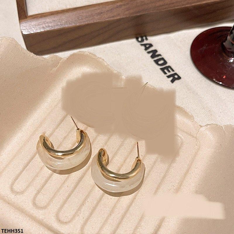 TEHH351 HJF Triple Layard Ear Hoops Pair