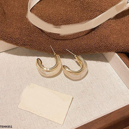 TEHH351 HJF Triple Layard Ear Hoops Pair