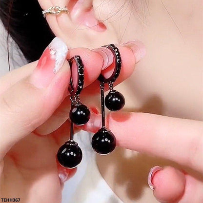 TEHH367 ZCD Double Boll Hoops Pair