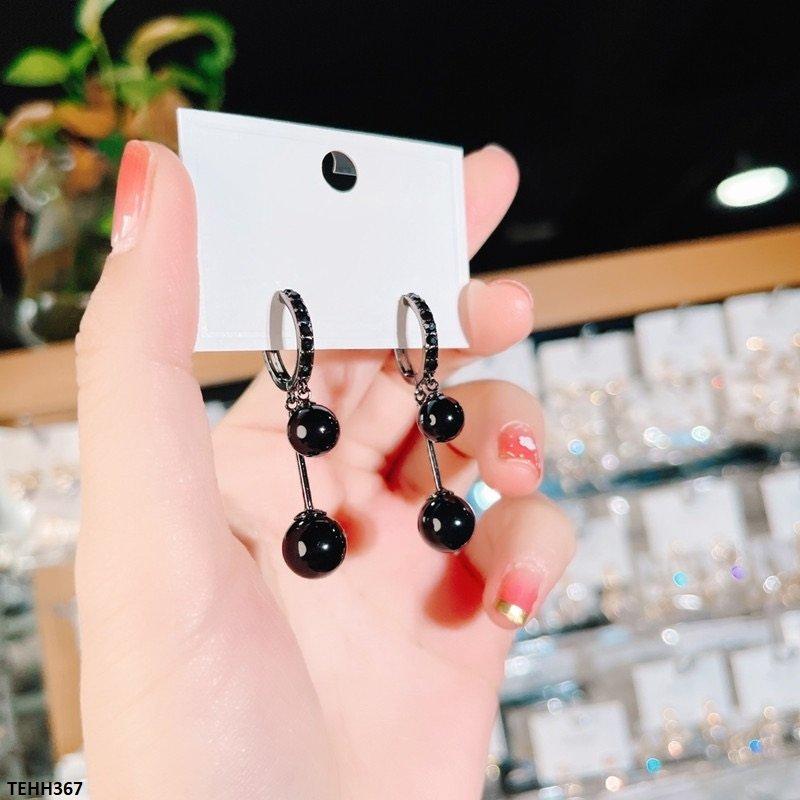 TEHH367 ZCD Double Boll Hoops Pair