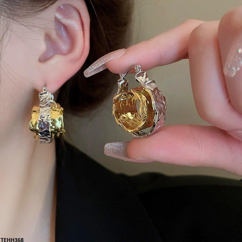 TEHH368 ZCD Plain Round Hoops Pair