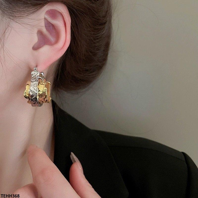 TEHH368 ZCD Plain Round Hoops Pair