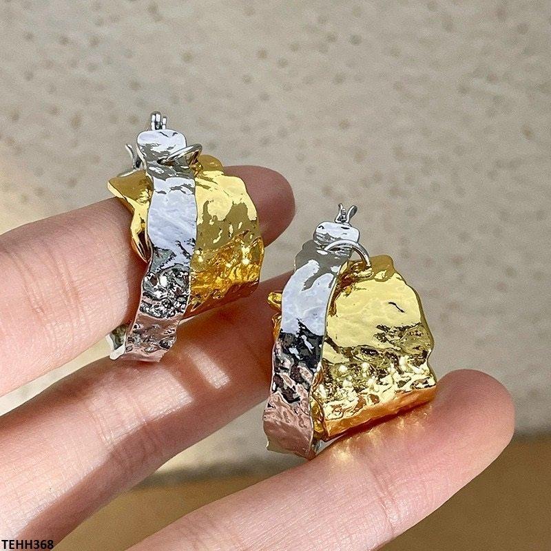 TEHH368 ZCD Plain Round Hoops Pair