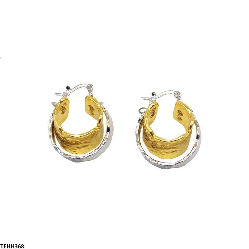 TEHH368 ZCD Plain Round Hoops Pair