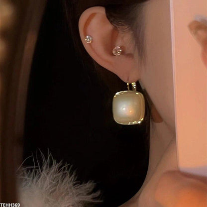 TEHH369 ZCD Square Hoops Pair