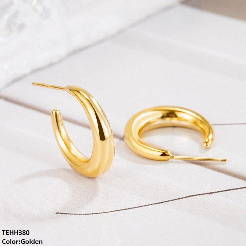 TEHH380 YYE C/Shape Ear Hoops Pair
