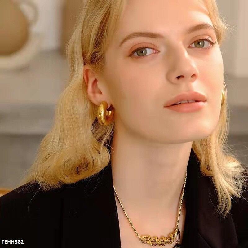 TEHH382-YYE TEHH382 YYE C/Shape Ear Hoops Pair