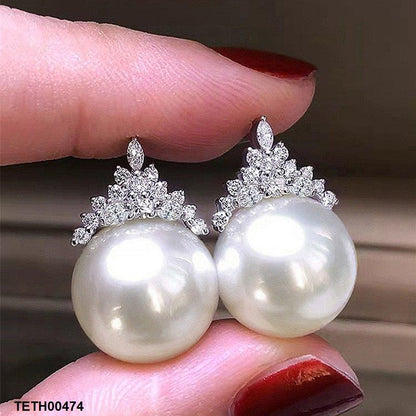 TETH00474 CSH  Pearl Earring Studs - TETH