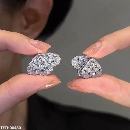 TETH00480 CSH Scallop Shell Pave Tops - TETH