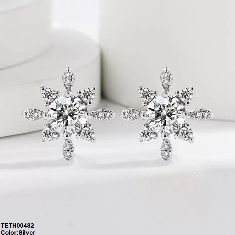 TETH00482 BLX Round Flower Tops Pair - TETH