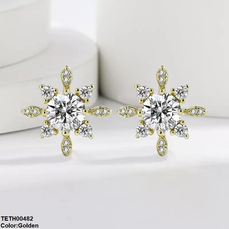 TETH00482 BLX Round Flower Tops Pair - TETH