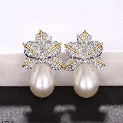 TETH00486 CSH Leaf Pearl Tops - TETH