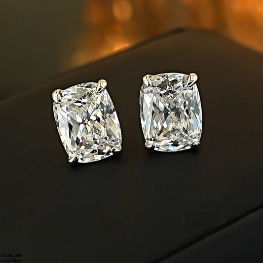 TETH00504 KRL Rectangle ZIRCON Stone Tops Pair - TETH
